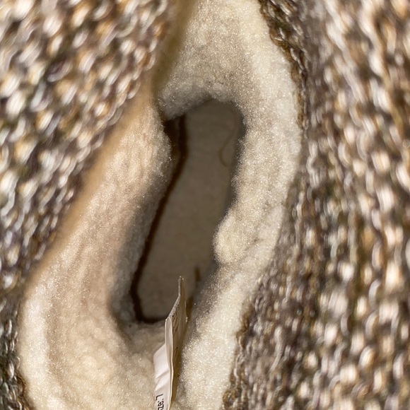 Mukluks Women's Sky Boot with Marl Sweater Knit Cuff Mid Taupe/Brown Size 7 - Picture 5 of 7